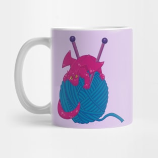 Knitting Dragon Mug